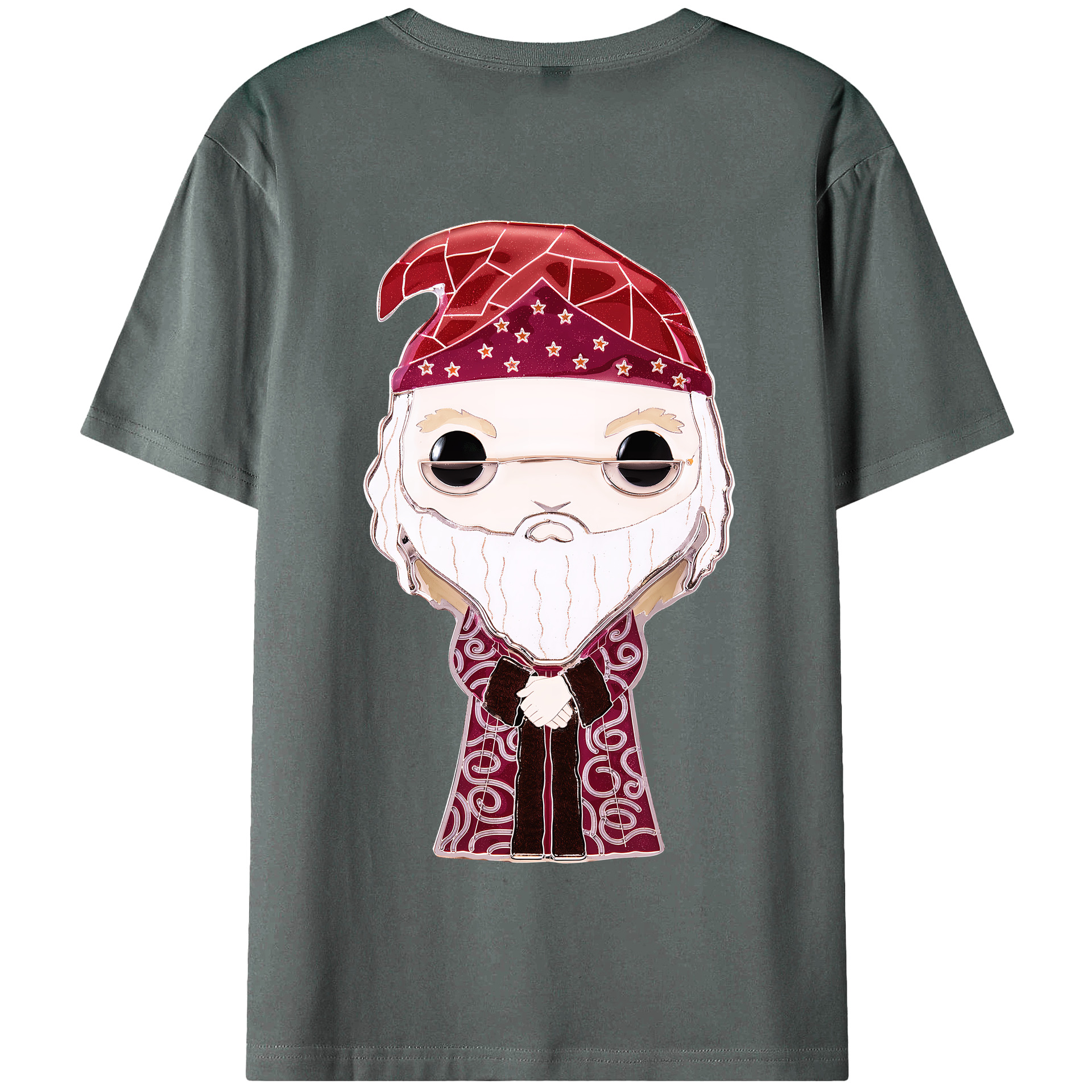 （画像用） Harry Potter ハリー・ポッターシリーズ 綿100％半袖Tシャツ（背面プリント）